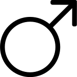 Symbol Male SVG Icon